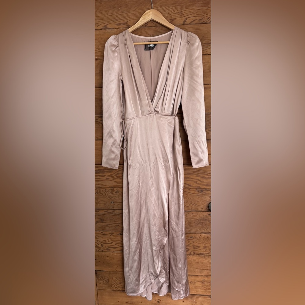 Reformation Silk Dress Pink